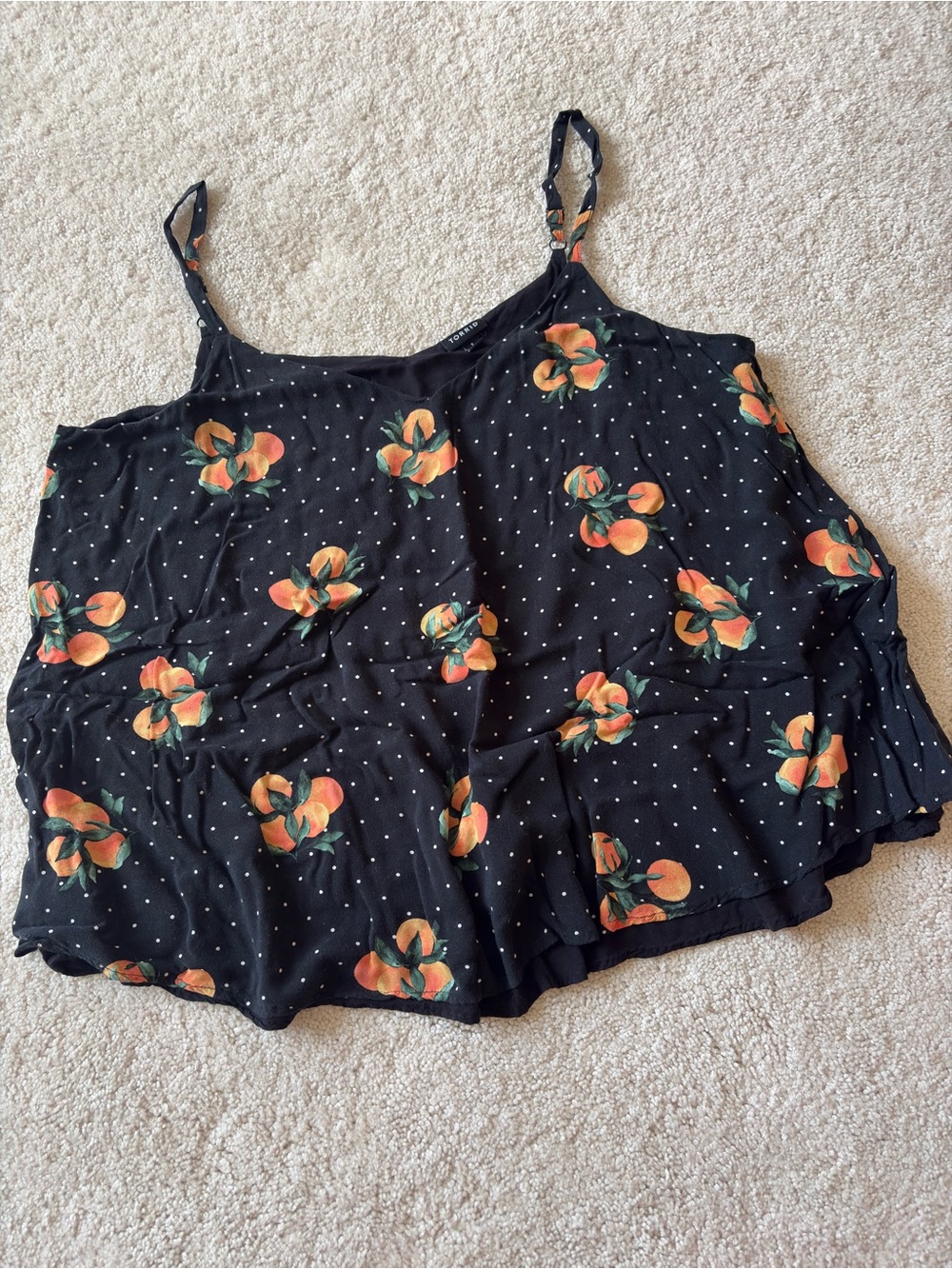 Torrid Peach Print Cami Top